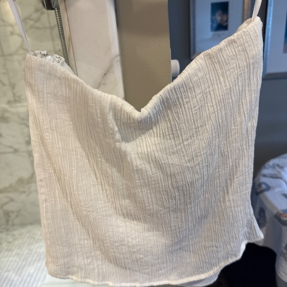 White Strapless Top - Picture 3 of 4